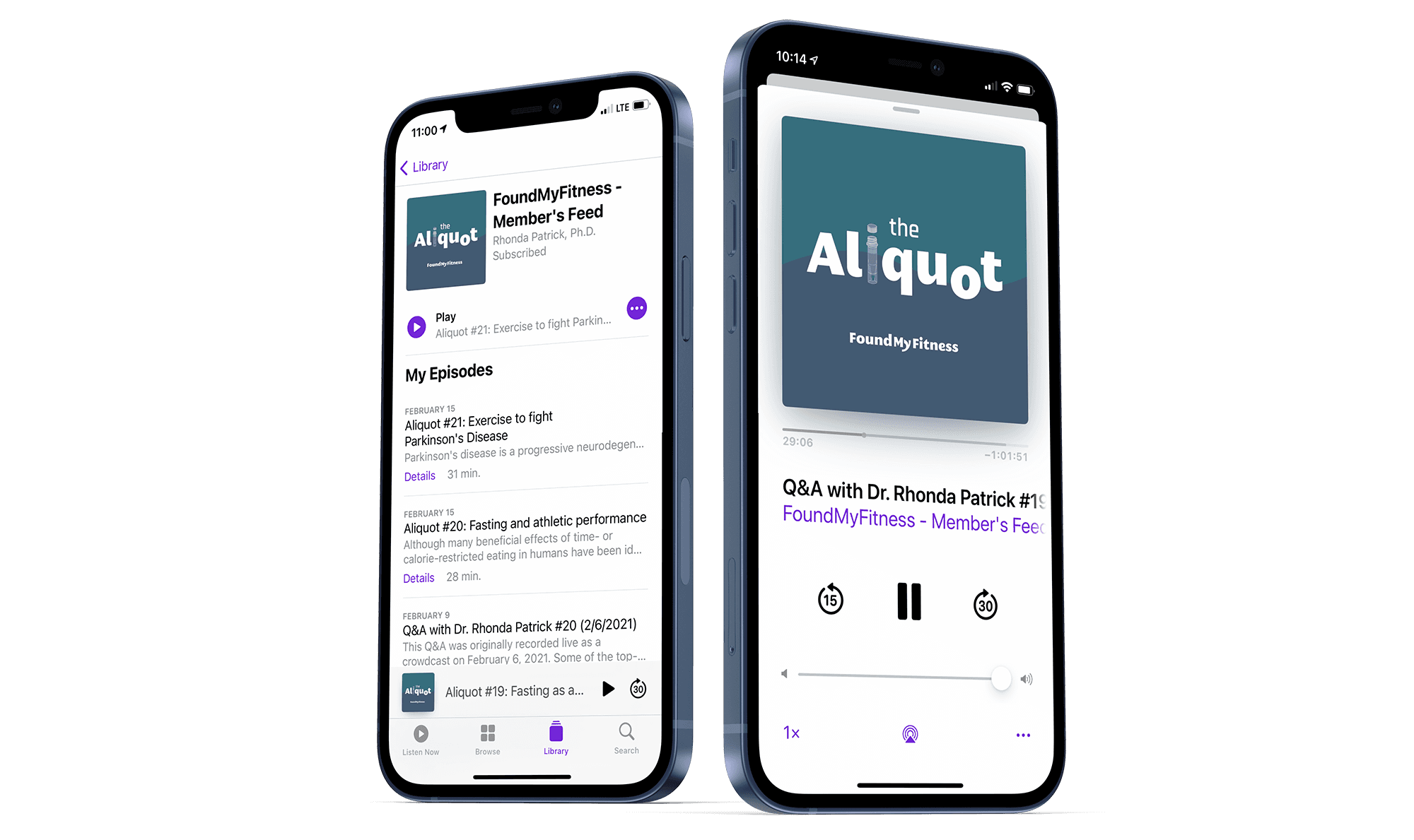 FoundMyFitness's Premium Members receive exclusive content via the members-only podcast, The Aliquot