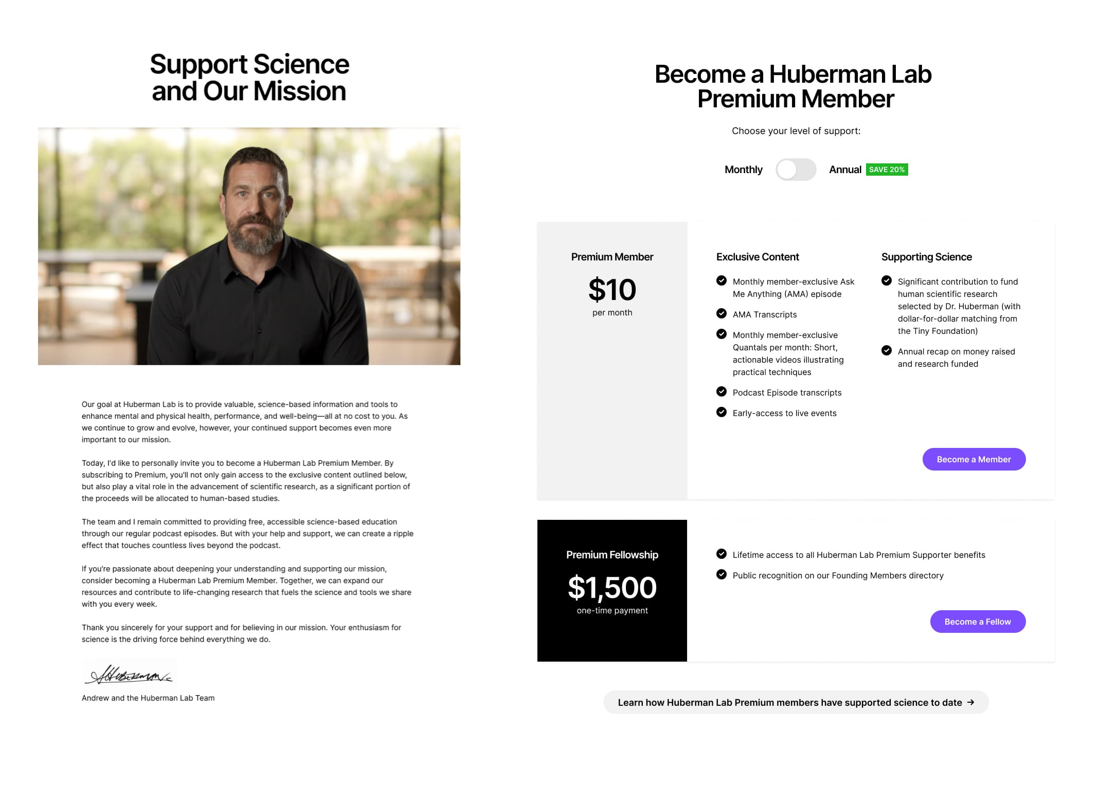 Huberman Lab Premium