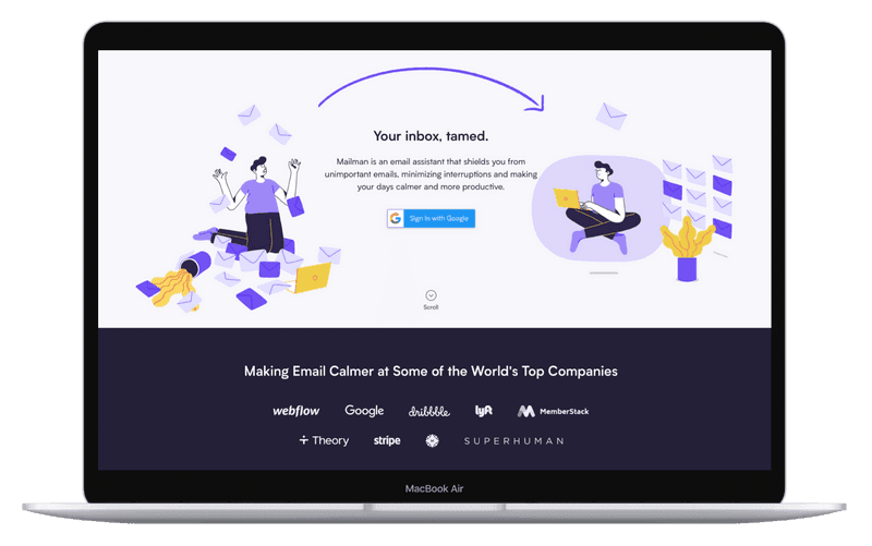 Mailman product illustration